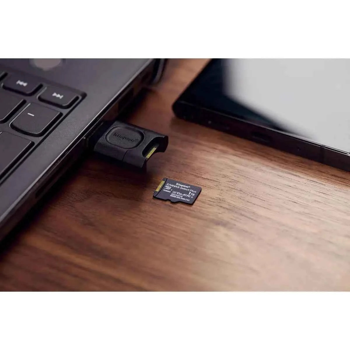Kingston SDCS3/64GB Canvas Select Plus microSDXC Card Up to 100MB/s A1 Class 10 UHS - I with Adapter