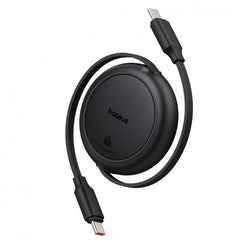 Baseus Free2Pull Mini Charging Cable USB-C to USB-C 60Watts, 1Mm, Cluster Black - P10364500111-01