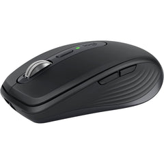 Logitech MX Anywhere 3S Fast Scrolling 8K DPI Any-Surface Tracking Quiet Clicks Programmable Buttons, USB C, Bluetooth, Windows PC, Linux, Chrome, Mac - Graphite