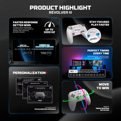 FANTECH Revolver III WGP12S - Wireless Multi-Platform Gamepad - BLACK