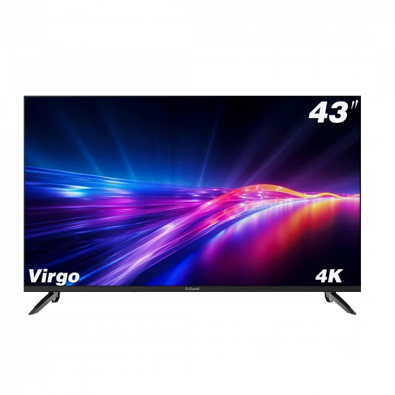 G-Guard LED TV 43Inch 4K, Smart Google licensed TV, 4HDMI & 2USB, Chromcast - LED GG-43 CG Virgo+ 4K