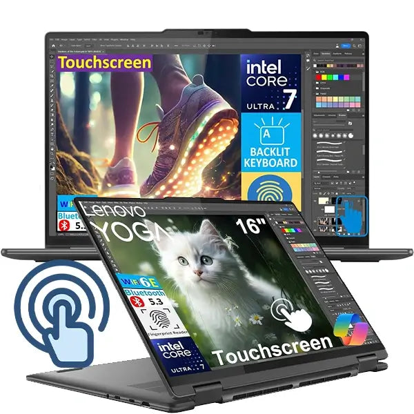 Lenovo Yoga 7i 2 In 1 161ml9 Business Laptop Intel Core Ultra 7 155u 16 Inch Wuxga Fhd+ Ips Touch Screen