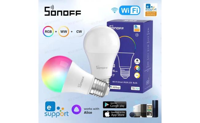 SONOFF RGB Wi - Fi smart light bulb for smart home lighting