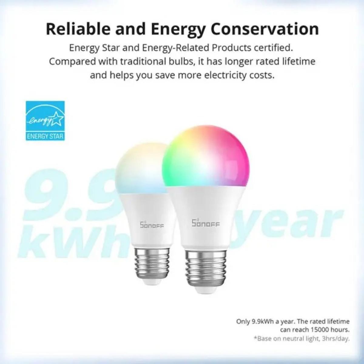 SONOFF RGB Wi - Fi smart light bulb for smart home lighting
