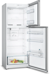 Bosch Free Standing Fridge with Freezer, Stainless Steel Look, 328Lit - KDN43VL20U