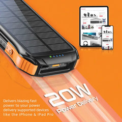 Promate Solartank-10PDQi, Solar Power Bank