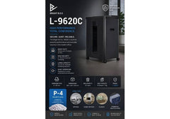 The Bright B.O.S L-9620C is a commercial-grade, heavy-duty cross-cut paper shredder engineered for busy offices and corporate workspaces requiring dependable, high-volume document destruction