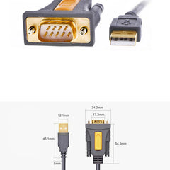 Ugreen 20223 Usb 2.0 To Serial Db9 Rs 232 Adapter Cable 3m