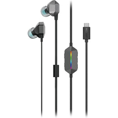 Lenovo Legion E510 RGB Gaming in-Ear Headphones with USB-C 7.1 Surround Sound, Hi-Res Audio, in-Line Controller with RGB Lights - Compatible with PC, Tablet, Phone