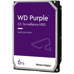 Wd 6tb Wd Purple Surveillance Hdd Sata 6 Gb/s 256 Mb Cache 3.5" Internal - CompuMe