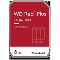 Western Digital 6tb Wd Red Plus Nas Internal Hdd 256 Mb Cache 3.5" Internal Hdd