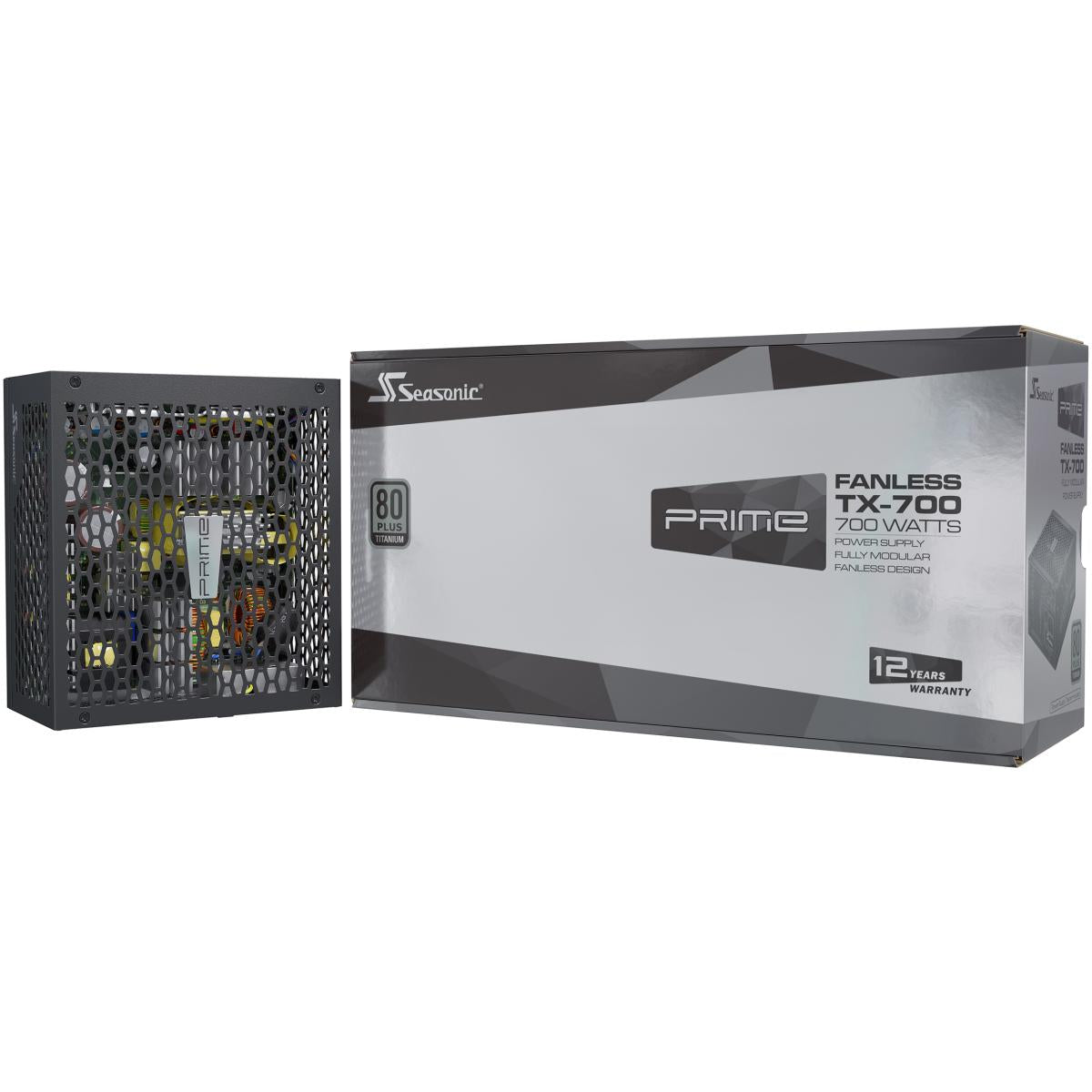 Seasonic PRIME FANLESS TX-700 700W 80+ Titanium Full Modular True Fanless Design