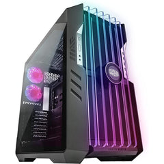 Cooler Master HAF 700 EVO E-ATX High Airflow PC Case, IRIS Customizable LCD .Breathable TG Front Panel, 200mm Sickleflow Fans, 1 x USB 3.2 gen 2 Type C, 4 x USB 3.2 gen 1 (3.0)