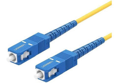 UGREEN 70664 SC-SC Single Mode Fiber Optic Cable, 3 Meter Length, Yellow