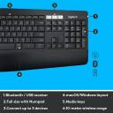 Logitech MK850 Performance Wireless Keyboard and Mouse Combo, Multi-Device, Multi-OS, Seamless Switching, Powerful Multitasking