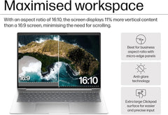 HP ProBook 4 G1a Business AI PC Laptop (16" FHD+, AMD Ryzen 5 230 (> Intel i7-1355U), 16GB DDR5 RAM, 512GB SSD, Radeon 760M Graphics), HP Wolf Security, Backlit, Fingerprint, 1080p Webcam, Win 11 Pro