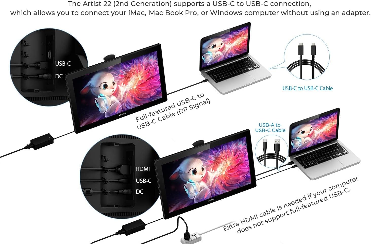 XPPEN with 8192 tablet for portable computing