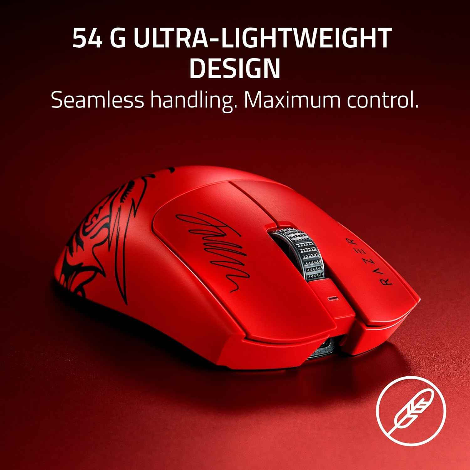 RAZER Symmetrical - 54g 8K wireless gaming mouse for computer setup