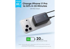 Anker Nano Portable Charger, 10000mAh 45W Max Compact Power Bank, Travel Essential Phone Battery Pack with 2.3 ft InstaCord Retractable Cable for iPhone 17/16 Series, iPad, Galaxy, Pixel, and More - 18 Month Warranty