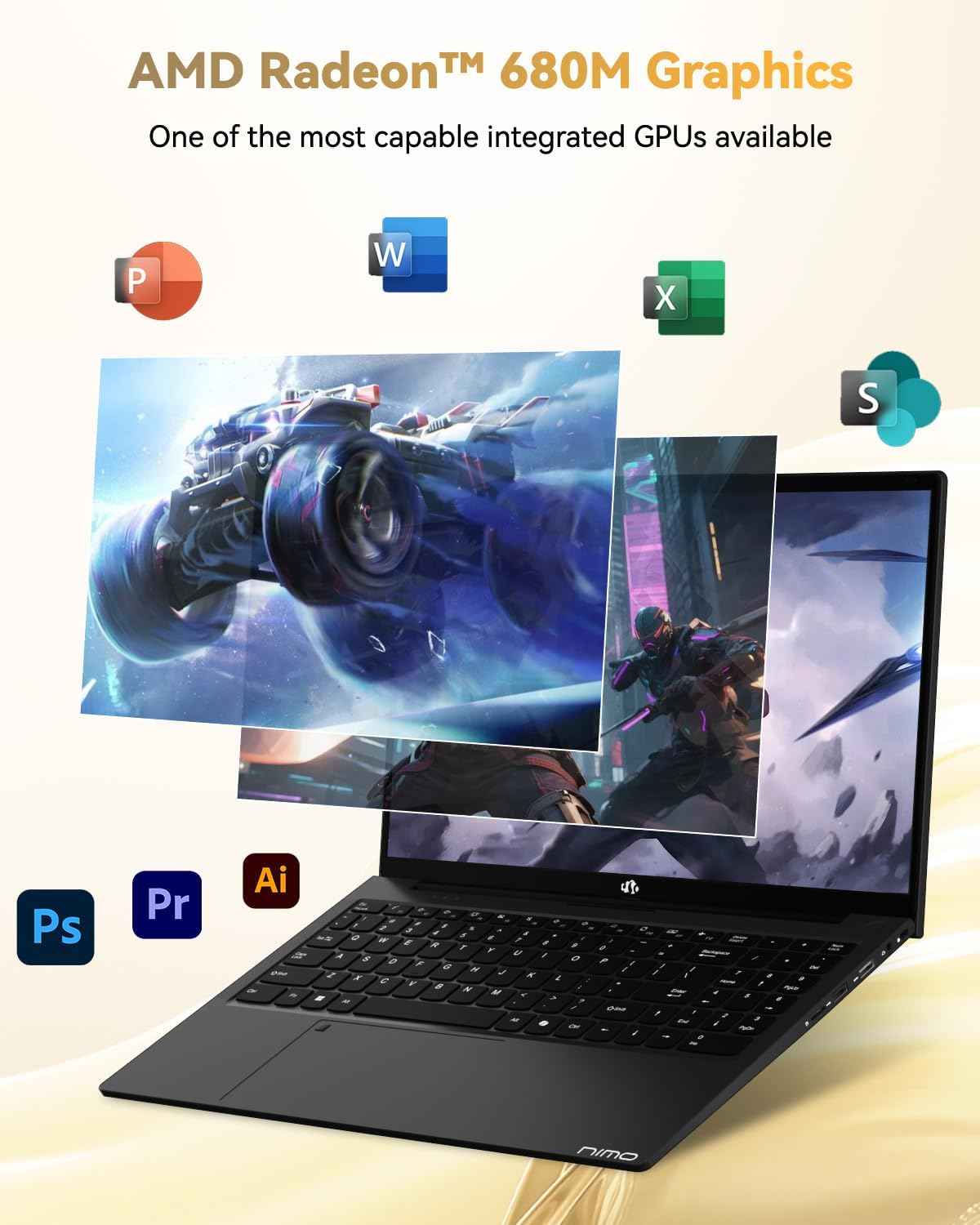 AMD meter 100W laptop for portable computing