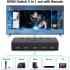 UGREEN HDMI Switch 5 in 1 Out 4K@60Hz, HDMI Splitter with Remote 5 Port Switcher Selector Box Support 3D CEC HDR HDCP2.2 Compatible with PS5/4/3 Xbox Nintendo Switch Roku TV Fire Stick Black