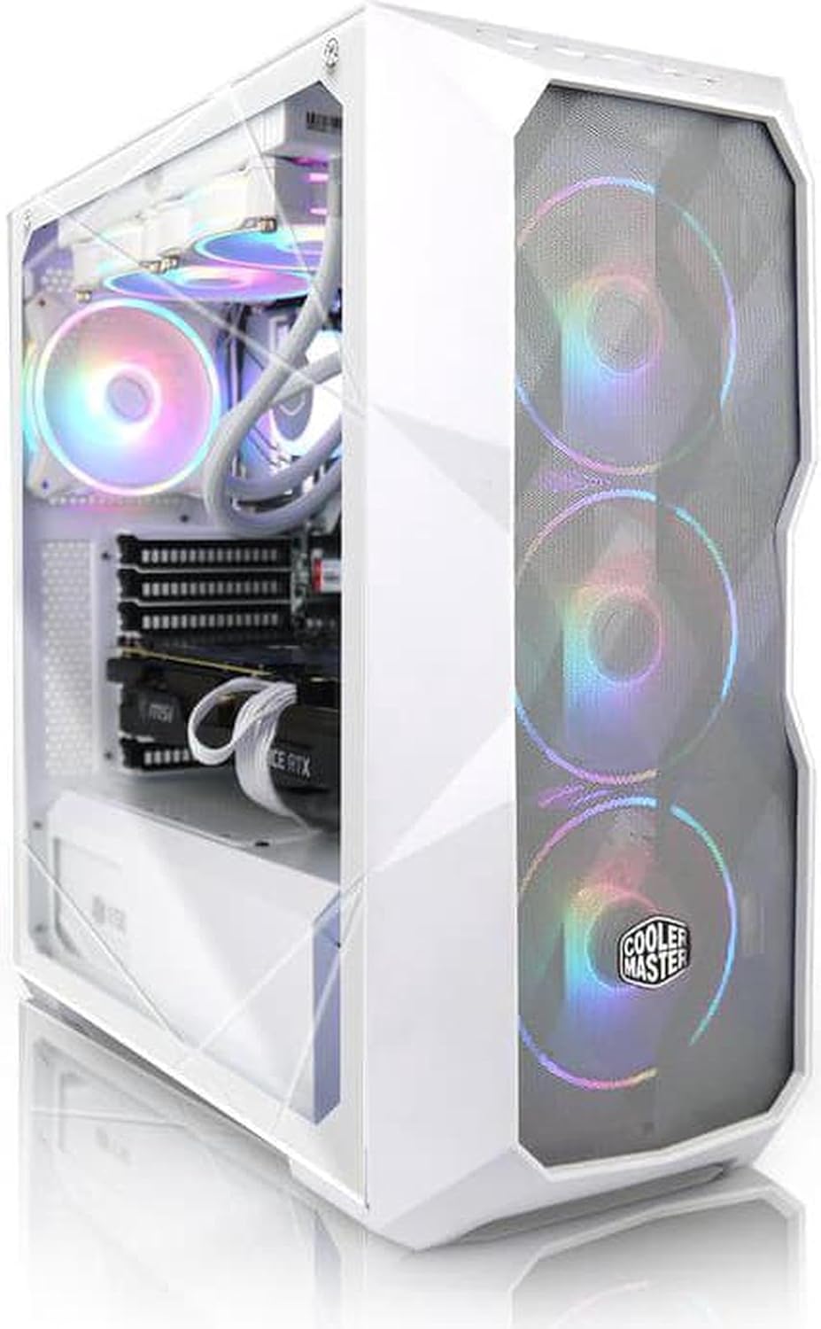 Blizzard Gaming PC - Intel® CPU Core i9 11900KF, RTX 5060 Ti, 32GB DDR4, 1TB NVME M.2 SSD, 360mm Liquid Cooler, ARGB Fans, WiFi/AC, TD500 Mesh White Case, Windows 11 Home i9 5060 Ti