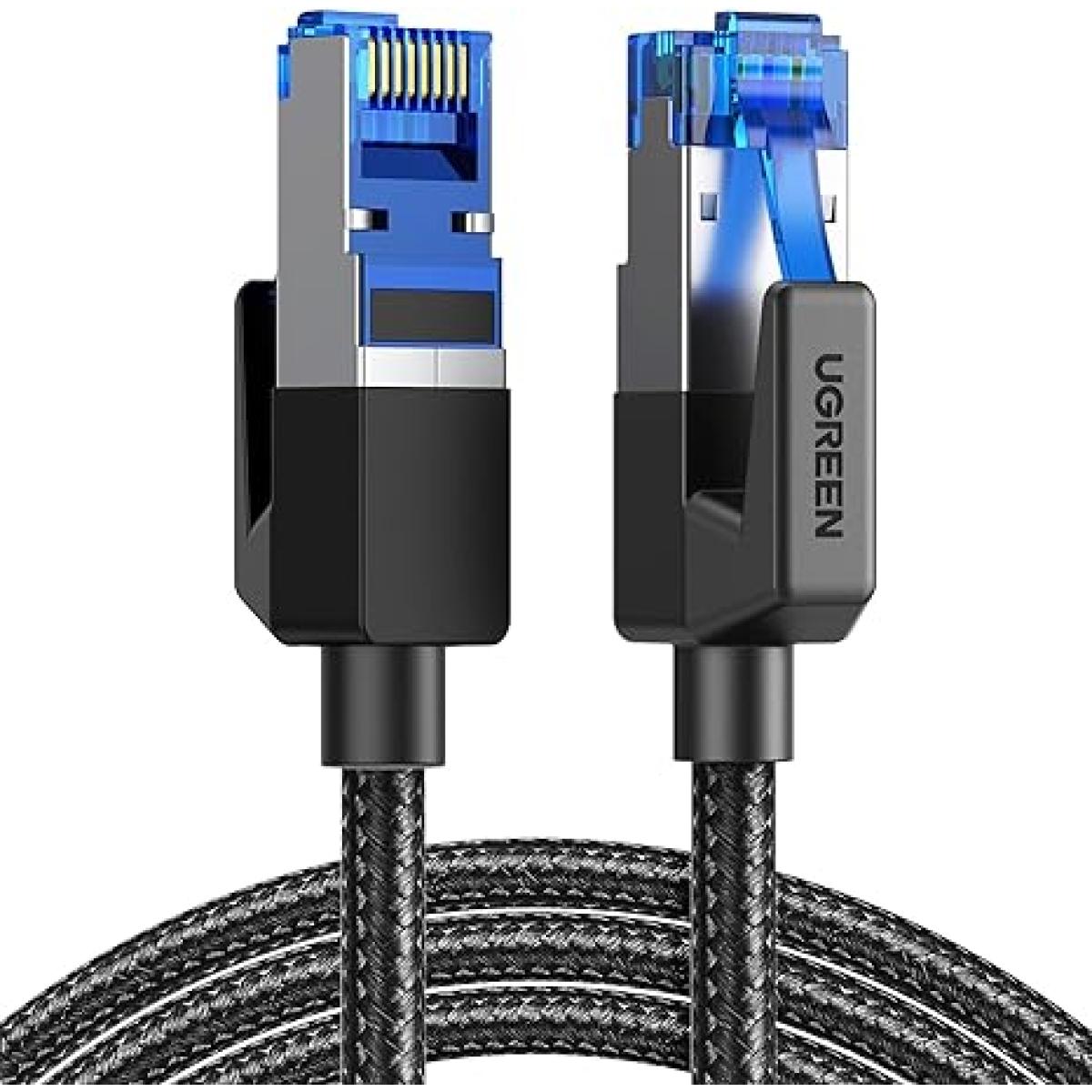 UGREEN CAT8 80432 Shielded Round Braided Cable Modular Plugs 3m | 80432 | - CompuMe