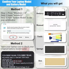 RC30-0482 Battery Replacement for Razer Blade 14 2023 RZ09-0482 Razer Blade 14 2024 RZ09-0508 Series Laptop Battery 68.1Wh