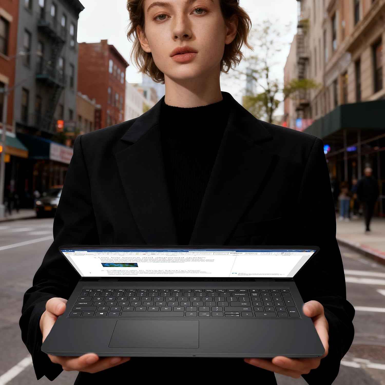 Inspiron 15 Touchscreen Laptop, 15.6" FHD IPS Display, AMD Ryzen 7 7730U, 20GB RAM 1TB SSD, Wi-Fi 6, AMD Radeon Graphics, Windows 11 Pro, Copilot AI, Numeric Keypad, Business & Student Laptop