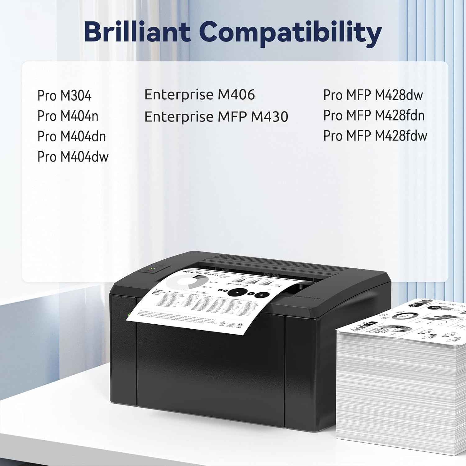 HP MFP M428FDW toner cartridge for printer supplies