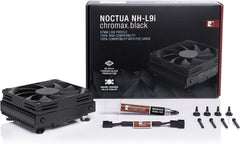 NH-L9i chromax.Black, Premium Low-Profile CPU Cooler for Intel LGA1200 & LGA115x (Black)