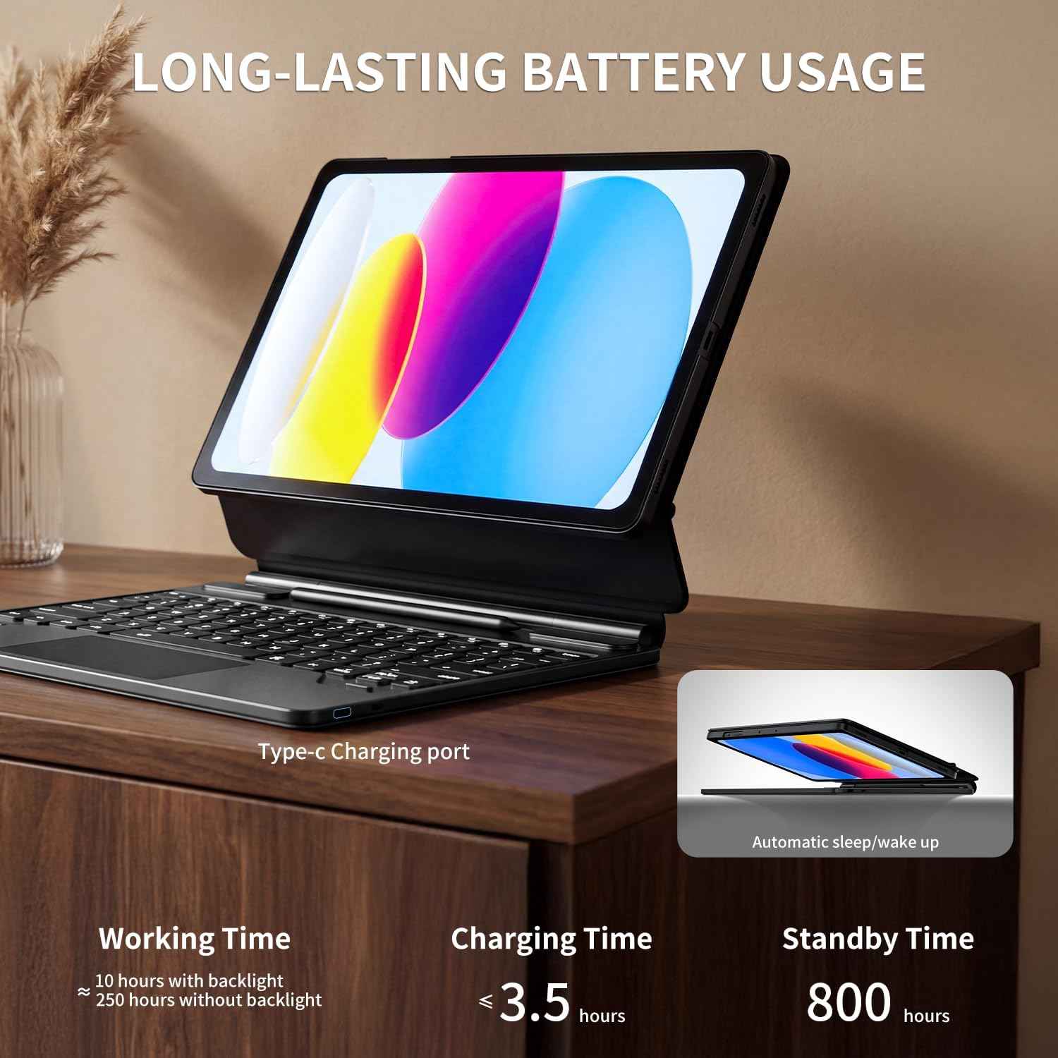 Tab S10 gaming keyboard for computer setup