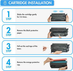 58A Toner Cartridge Black CF258A Compatible Replacement for HP 58A CF258A 58X CF258X M428fdw with Chip for HP LaserJet Pro MFP M428fdn M428dw Pro M404n M404dn M404dw M404 M428 Printer Ink 2 Pack