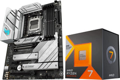 CPU Motherboard Kit AMD Ryzen 7 7800X3D Unlocked Desktop Processor with ASUS ROG Strix B650-A Gaming WiFi 6E AM5 Gaming Motherboard