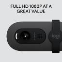 Logitech Brio 105 Full HD 1080p Webcam for Meetings and Streaming, Auto-Light Balance, Built-in Mic, Privacy Shutter
