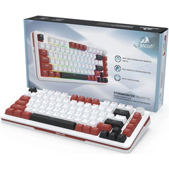 Redragon K721 Stormhunter Rapid Trigger Wired Mechanical Keyboard, 8000Hz Gasket Mounted RGB 75% with Volume Knob, Support Web & Client Driver, Magnetic Switch Fast Adjustable Actuation for PC / MAC
