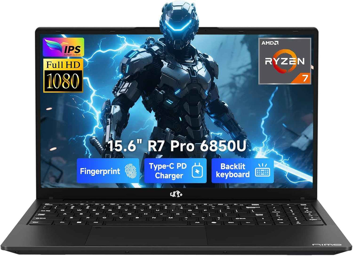 AMD 15.6" IPS FHD - Business - Laptop, gaming keyboard