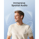 Anker Liberty Buds – Adaptive ANC, Semi‑In‑Ear Comfort with Secure Fins, Spatial Audio, AI Translation, 4‑Mic Clear Calls, 30H Battery Life, White - 18 Month Warranty