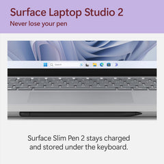 Surface Laptop Studio 2 (2023) - 14.4" Touchscreen - Intel Core i7, 32GB RAM, NVIDIA RTX 2000 Ada, 1TB SSD, Windows 11, Platinum Color Microsoft Copilot
