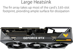 TUF Gaming NVIDIA GeForce RTX 4080 Super OC Edition Gaming Graphics Card (PCIe 4.0, 16GB GDDR6X, HDMI 2.1a, DisplayPort 1.4a), 3 Year Warranty