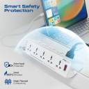 Promate PowerMatrix2-5M 16-in-1 Power Strip with 10 Child-Safe AC Sockets, 3 USB-C, 3 USB-A, 33W PD Output, 5M Cable, 2500W Max Load, Quick Charge, Short Circuit & Overheat Protection