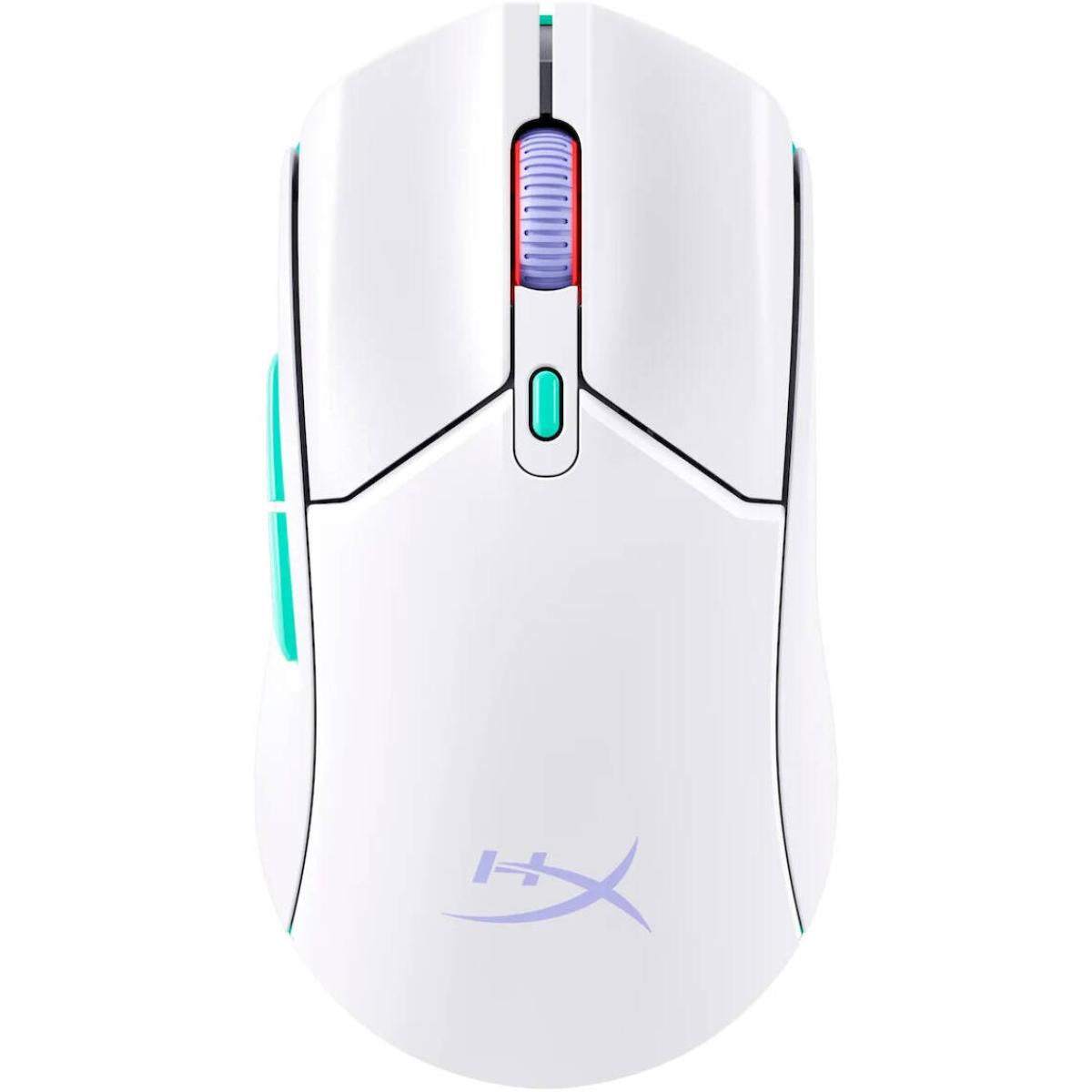 HyperX RGB wireless Bluetooth gaming mouse for computer setup