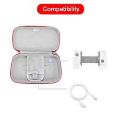 RLSOCO Carrying Case for BACKBONE One (2nd & 1st Gen) Mobile Gaming Controller | Compact Design with YKK Zipper & Scratch Protection (Case Only)