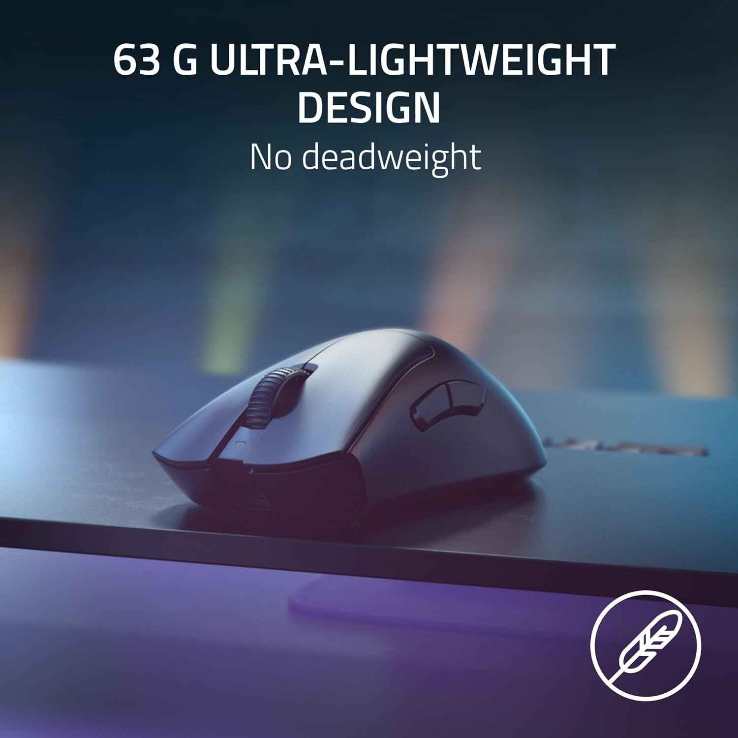 Razer Lightweight - 8K 8K wireless gaming mouse for computer setup