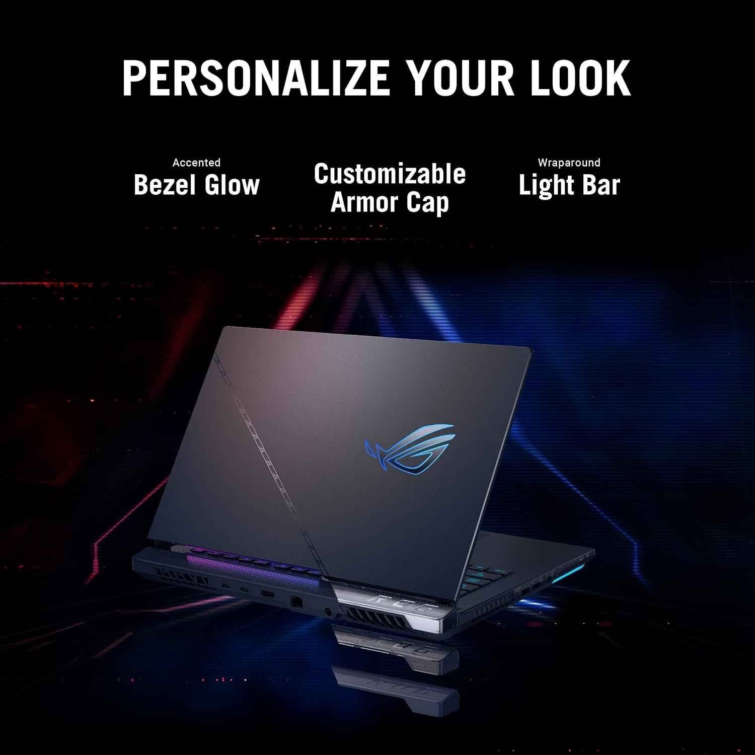 ROG Strix Scar 15 Gaming Laptop, 15.6â€ 240Hz IPS QHD Display, NVIDIA GeForce RTX 3070 Ti, Intel Core i9 12900H, 16GB DDR5, 1TB SSD, Per-Key RGB Keyboard, Windows 11 Home, G533ZW-AS94Q,Black