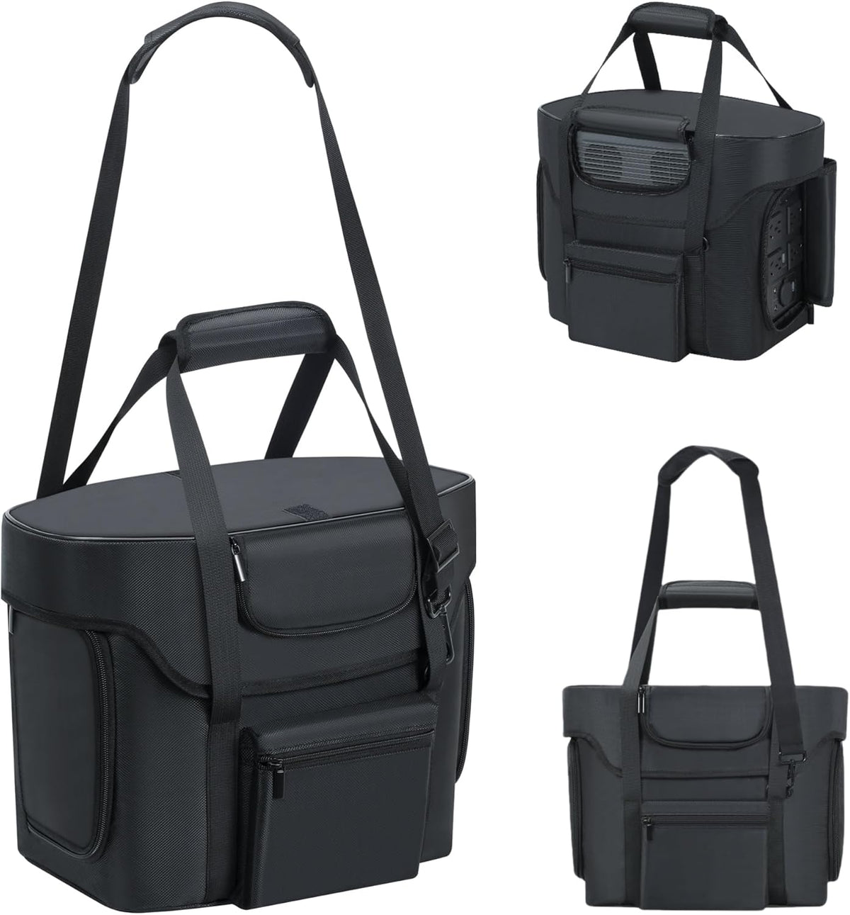 Compatible with EcoFlow Delta 2 Carrying Case Generator Cover & Storage Bag with Shoulder Strap, Durable Protective Organizer for Delta 2 Portable Power Station (Not for Delta 2 Max)
