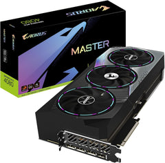 AORUS GeForce RTX 4080 Master 16G Graphics Card, 3X WINDFORCE Fans, 16GB 256-bit GDDR6X, GV-N4080AORUS M-16GD Video Card