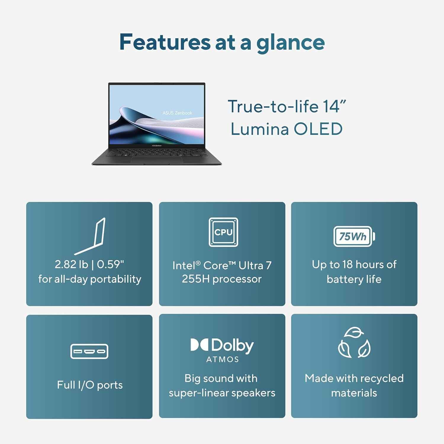 ASUS I9 - 13900H laptop for portable computing