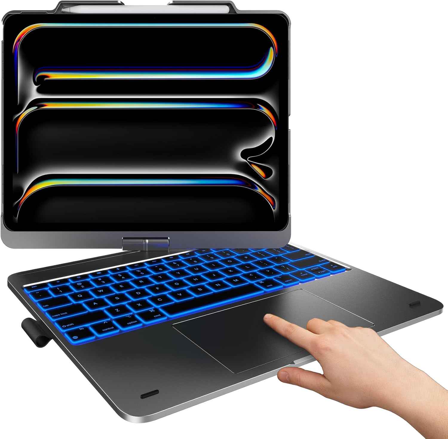 Touch Case with Keyboard for iPad Pro 13"(M5/M4, gaming keyboard