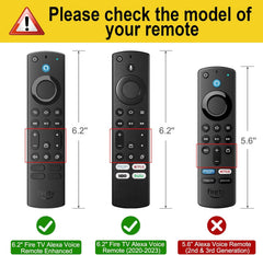 Silicone Case for Fire TV Stick 4K Max (2nd Gen)/Toshiba/Insignia/Pioneer/2-Series/4-Series/Omni Fire TV Remote - Anti Slip Shockproof Cover for Alexa Voice Remote Enhanced, Dark Cyan